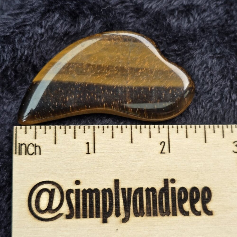 Tiger Eye Crystal Gua Sha face tool